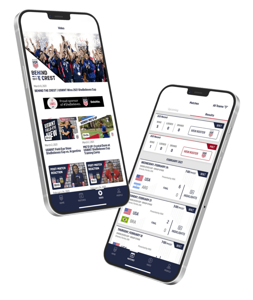 U.S. Soccer App Phone